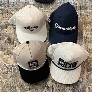 Callaway Ping TaylorMade Palm Golf hat lot all adjustable caps